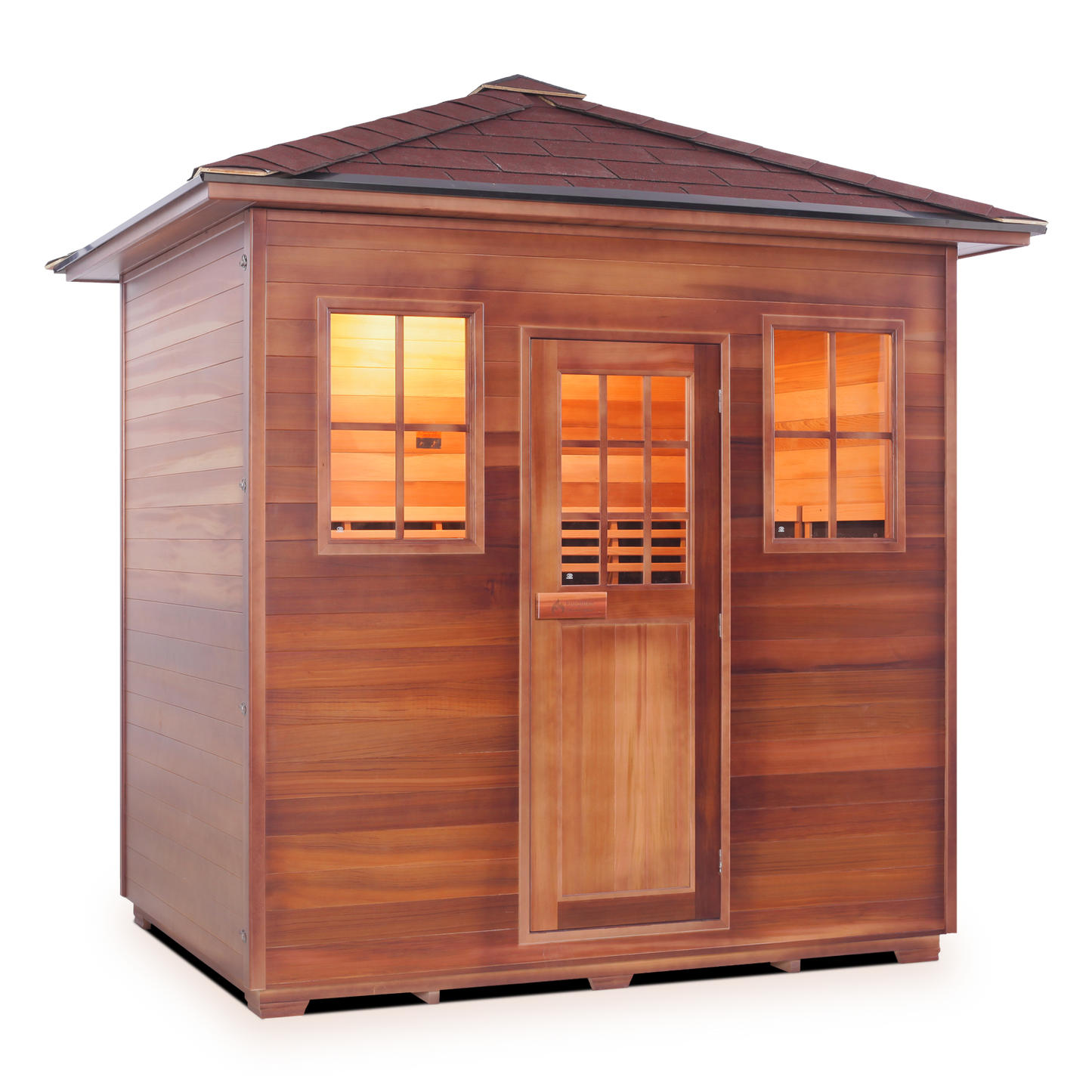 Enlighten Sierra 5 - 5 Person Infrared Outdoor Sauna Full Spectrum