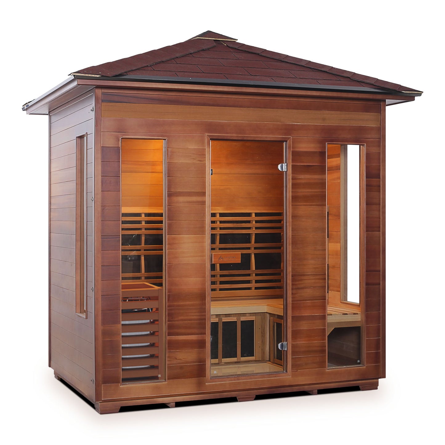 Enlighten Diamond 5 - 5 Persons Outdoor Infrared/Traditional Sauna