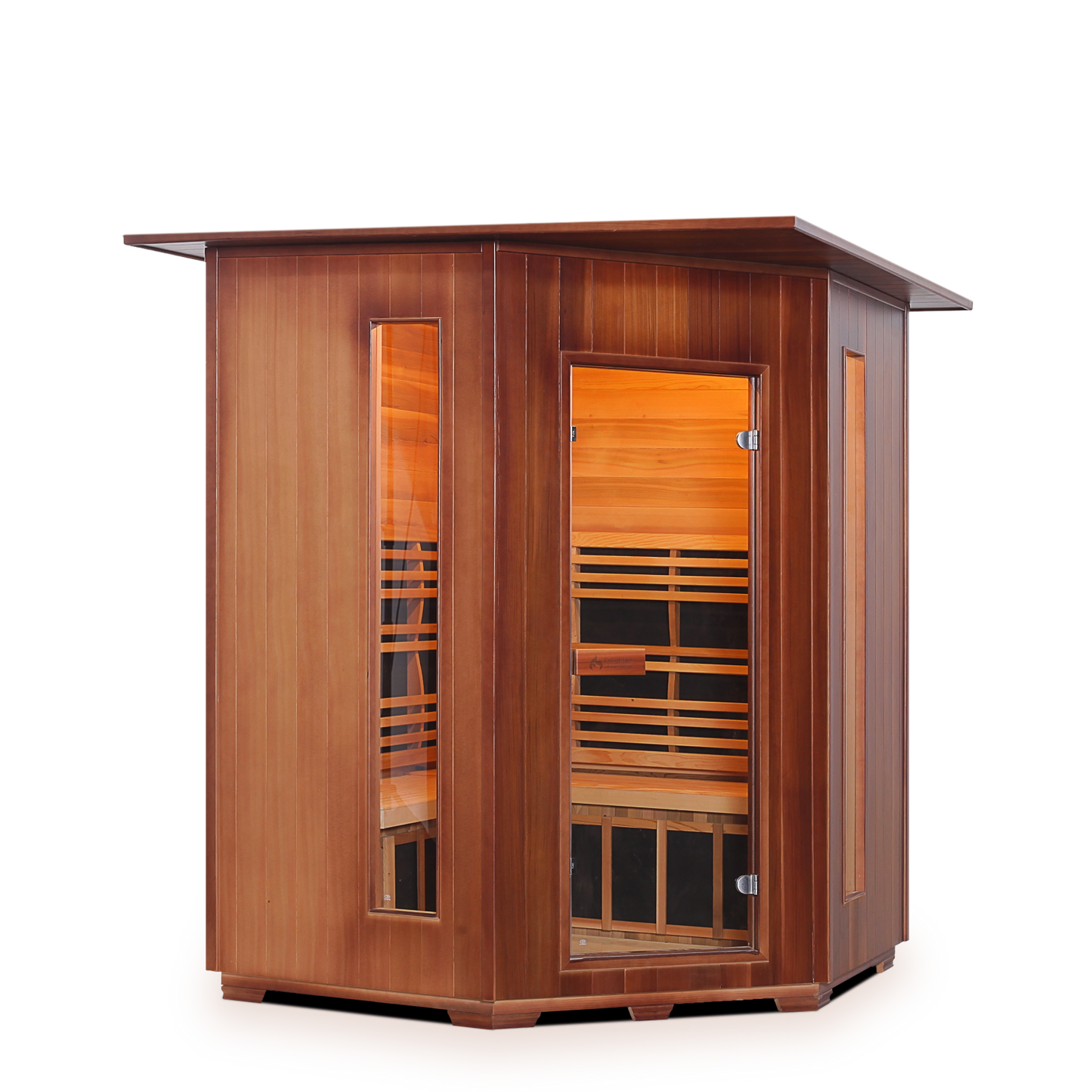 Enlighten Rustic C - 4 Person Full Spectrum Indoor Infrared Sauna