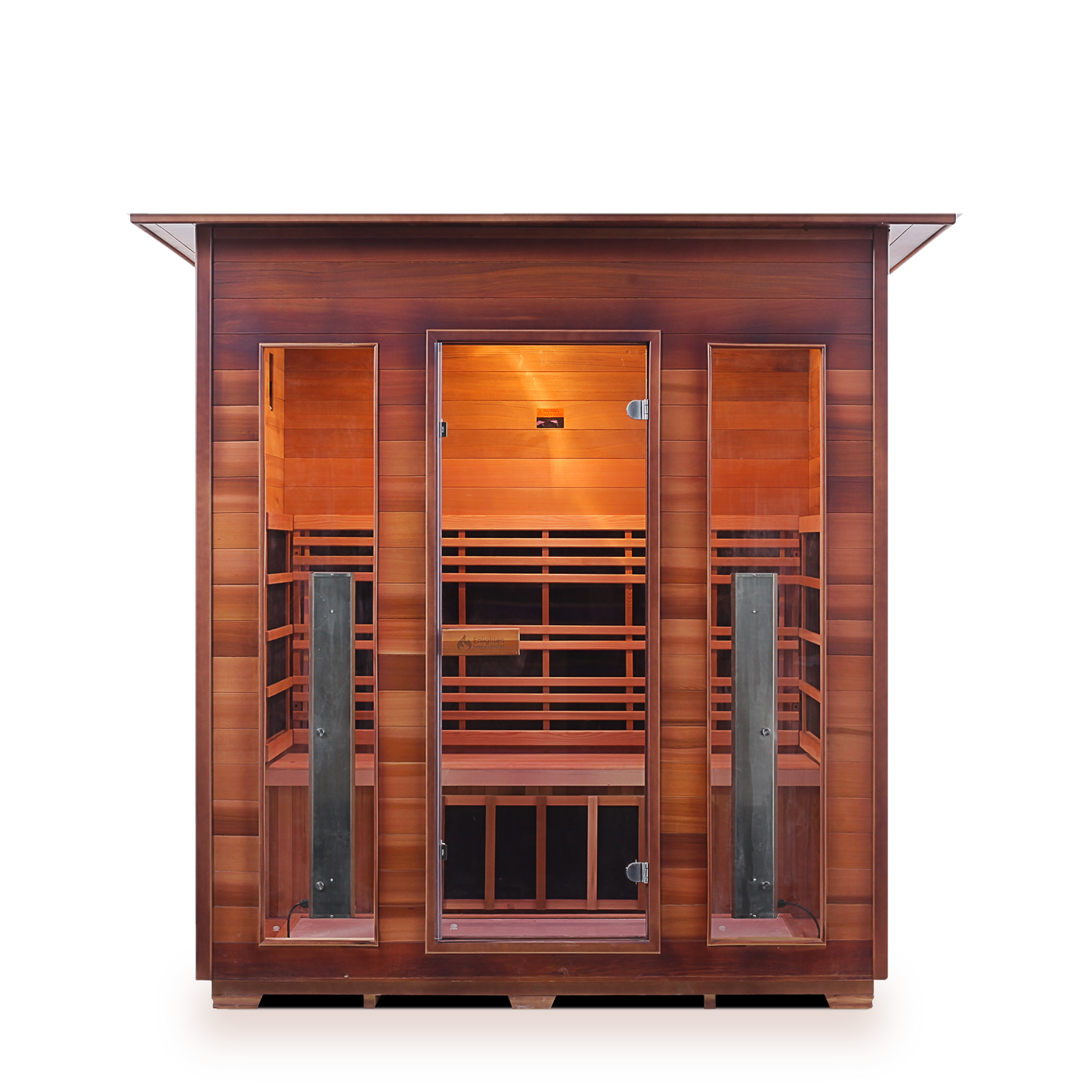 Enlighten Rustic 4 - 4 Person Infrared Indoor Sauna Full Spectrum