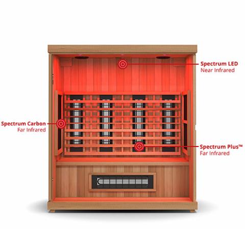 3-4 Person Infrared Sauna - Full Spectrum - Finnmark FD-3 - Premium Indoor Sauna