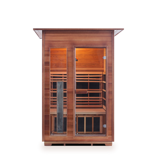 Enlighten Rustic 2 - 2 Person Infrared Indoor Sauna Full Spectrum