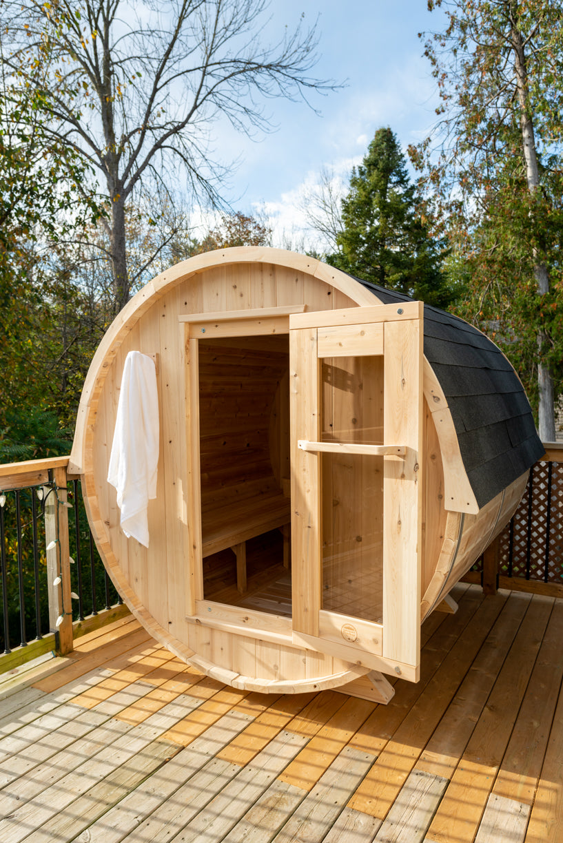 Dundalk Leisurecraft Canadian Timber Harmony Barrel Sauna CTC22W