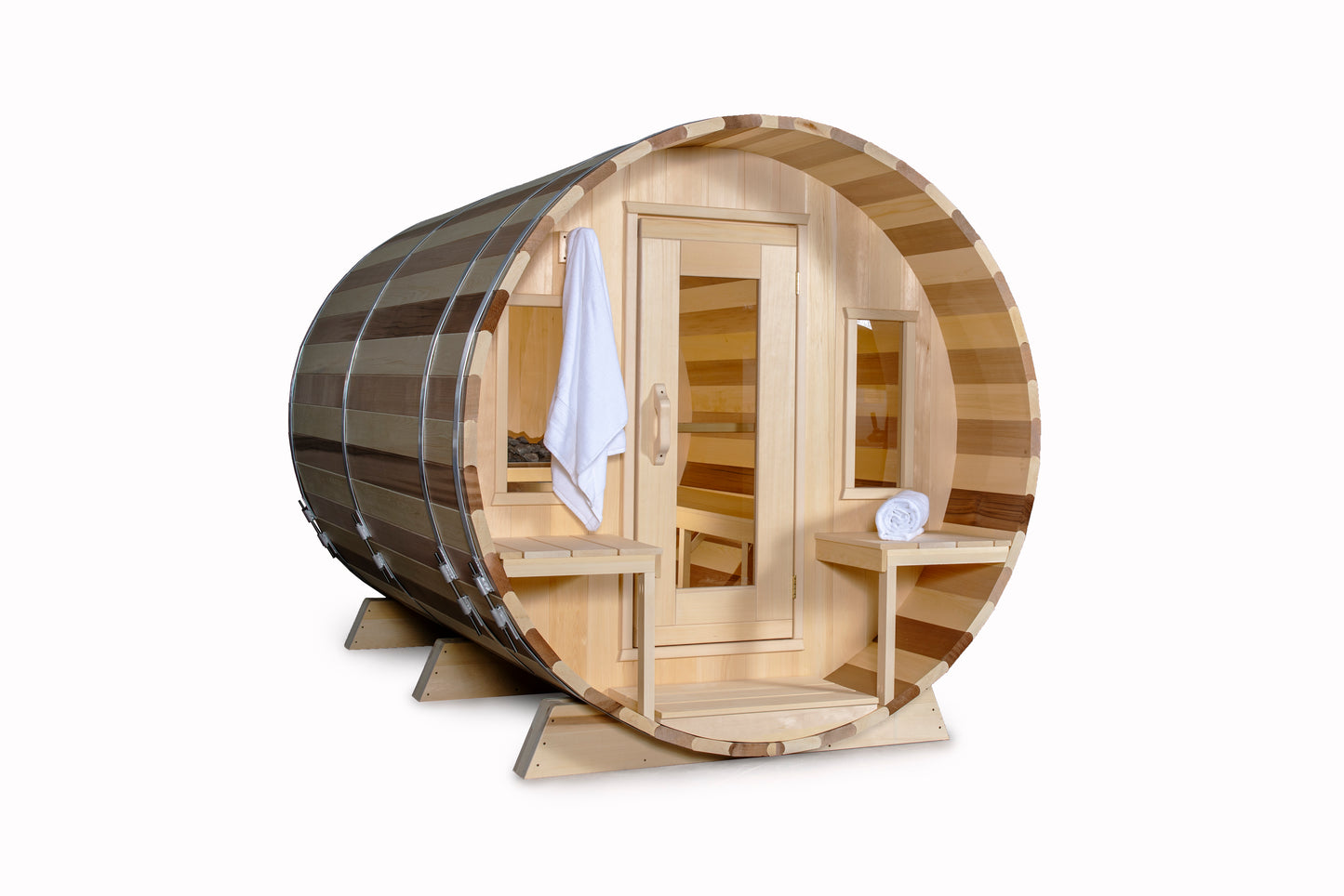 Dundalk Leisurecraft Canadian Timber Tranquility Barrel Sauna CTC2345W