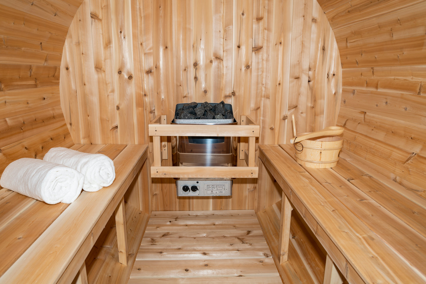 Dundalk Leisurecraft Canadian Timber Serenity Barrel Sauna CTC2245W