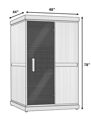 2-Person Infrared Sauna - Full Spectrum - Finnmark FD-2 - Indoor Use