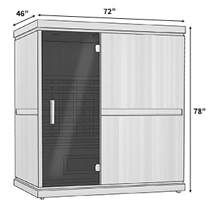 3-4 Person Infrared Sauna - Full Spectrum - Finnmark FD-3 - Premium Indoor Sauna