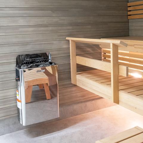 Harvia The Wall SWS80 The Wall Series 8kW Sauna Heater Stainless Steel