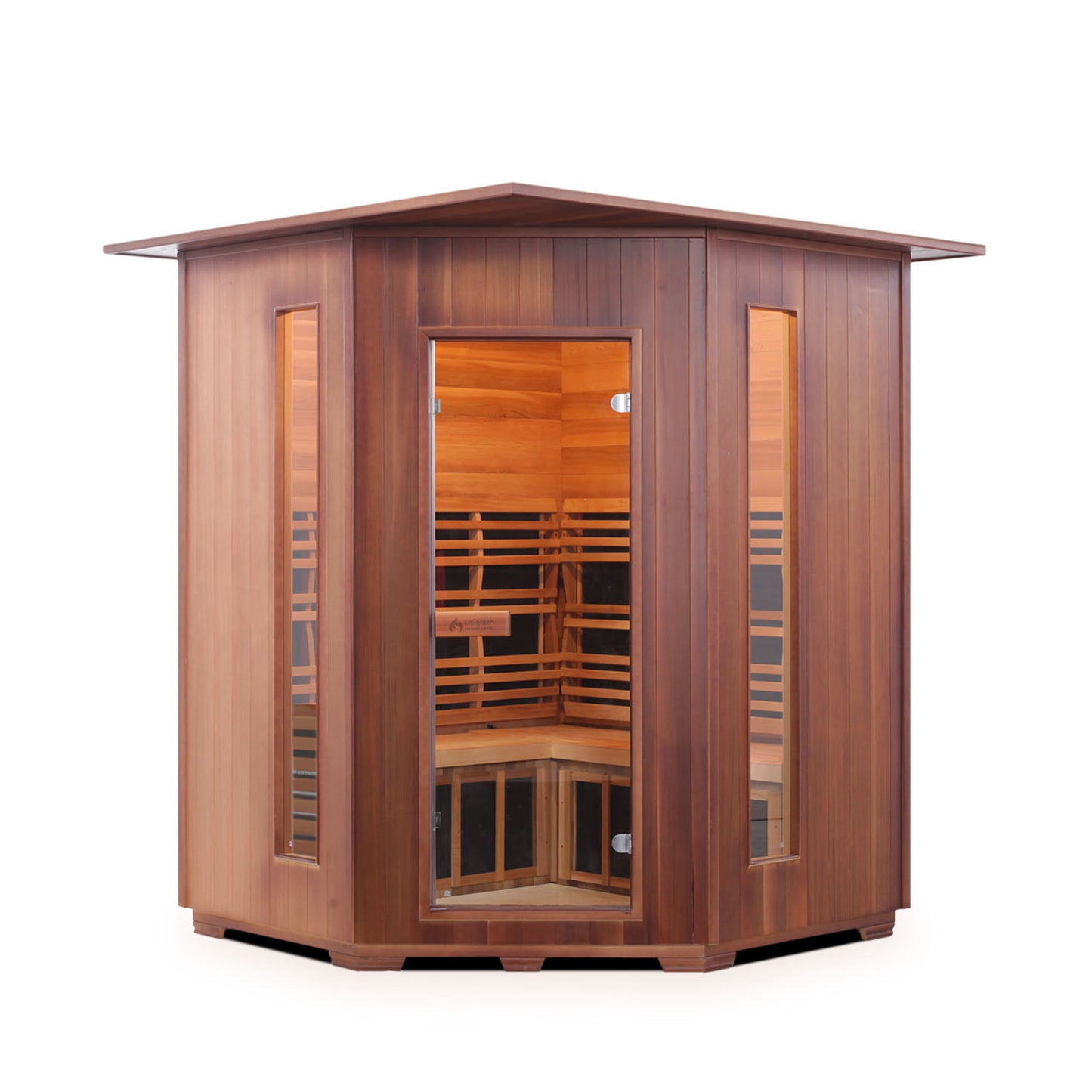 Enlighten Diamond C - 4 Person Indoor Infrared/Traditional Sauna