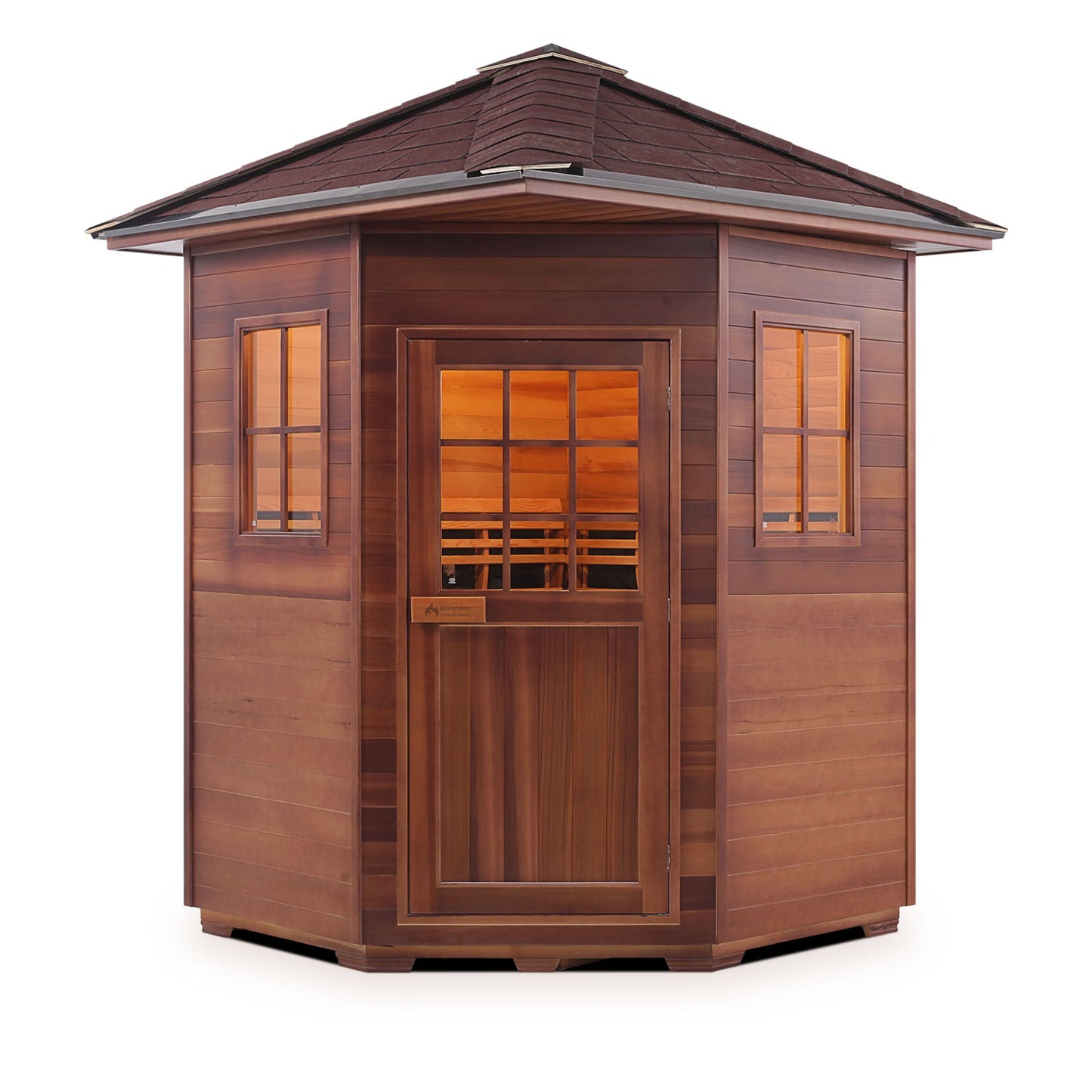 Enlighten Sierra C - 4 Person Outdoor Full Spectrum Infrared Sauna