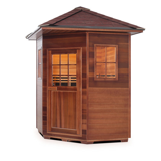 Enlighten Sierra C - 4 Person Outdoor Full Spectrum Infrared Sauna