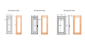 Sauna Door - Hand Finished