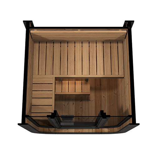 SaunaLife 2-Person Traditional Outdoor Sauna Model CL3G