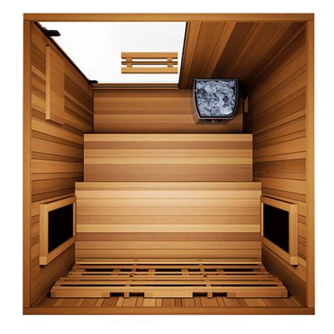 Finnmark FD-4 Trinity, 2-Person Infrared & Steam Hybrid Sauna Combo