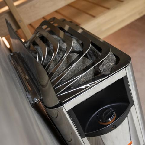 Harvia The Wall SWS80 The Wall Series 8kW Sauna Heater Stainless Steel