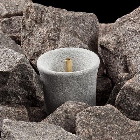 Hukka Sisukas Sauna Fountain and Essence Diffuser Single Pillar Small
