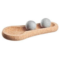 Hukka SoleJoy Sauna Massage Stones with Natural Cork Base Spheres