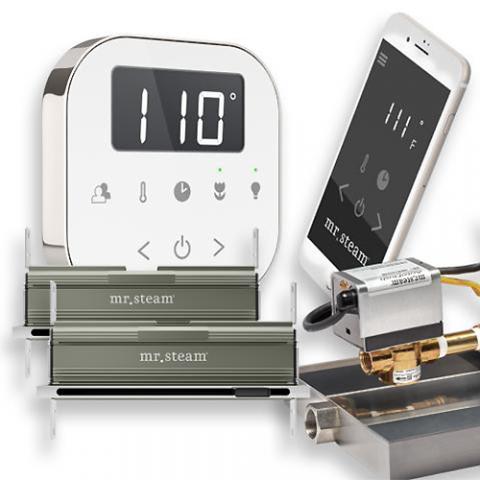 Mr.Steam ABTLRLX AirButler Max Control Package with Linear Steam Head