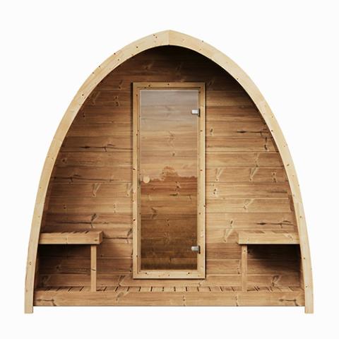 SaunaLife Model G3, 4-Person Outdoor Sauna Kit