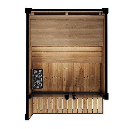 SaunaLife 4 Person Outdoor Sauna Kit GL4