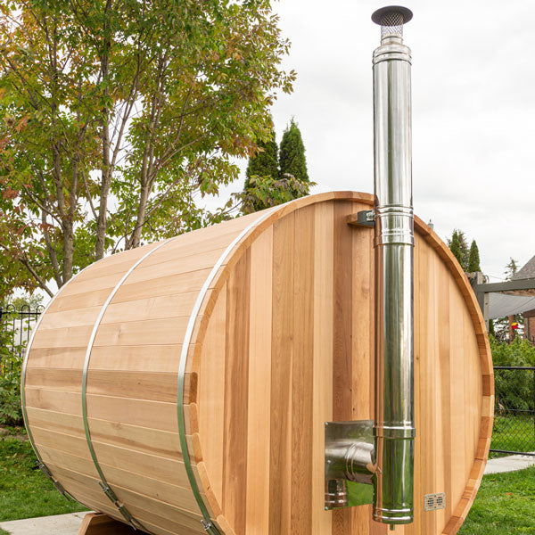 Dundalk Leisurecraft Canadian Timber Tranquility Barrel Sauna CTC2345W