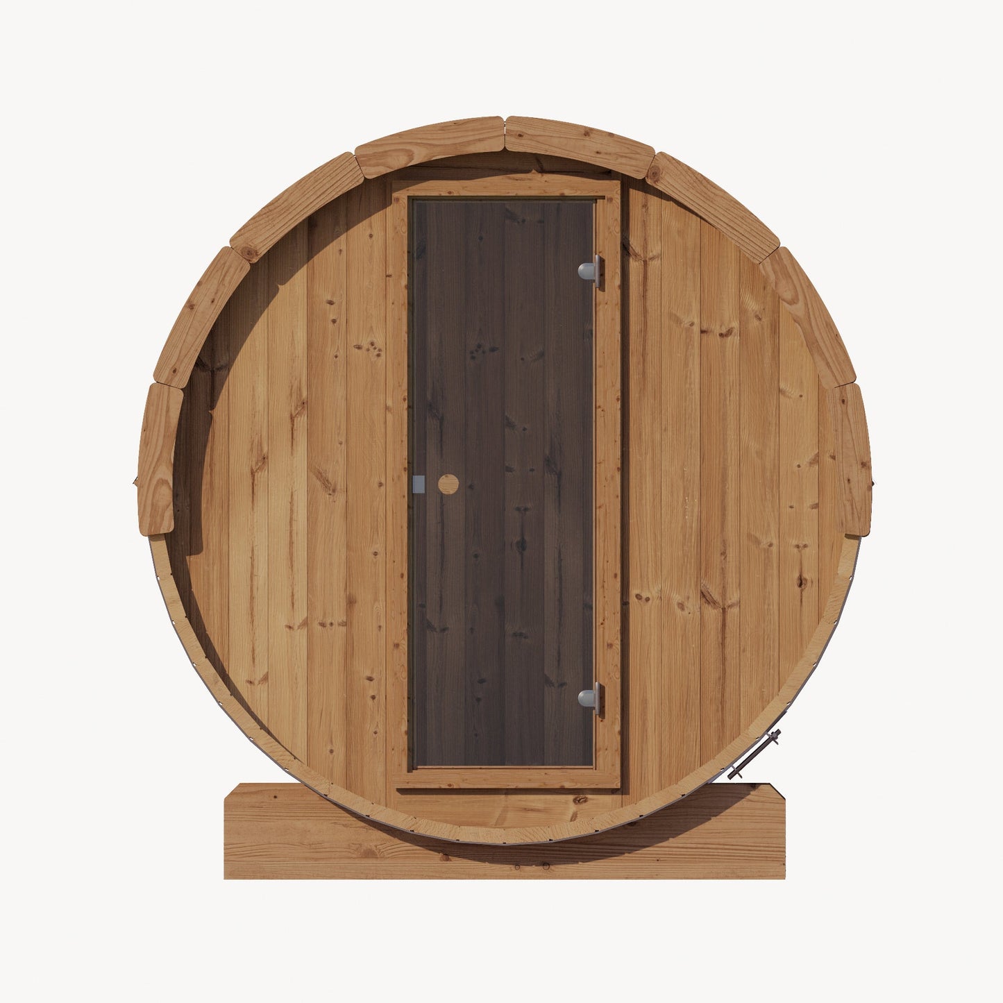 E6 Barrel Sauna Front View
