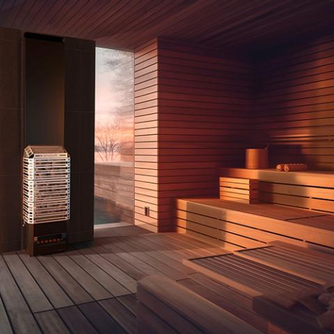 Saunum Air Series Sauna Heater AIR 5 Black