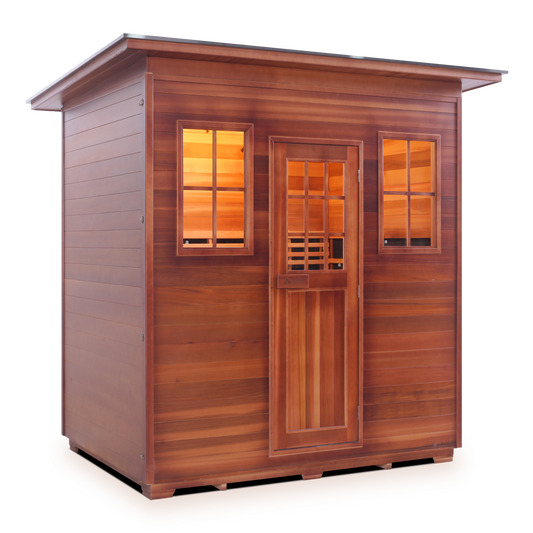 Enlighten Sapphire 5 - 5 Persons Outdoor Infrared/Traditional Sauna