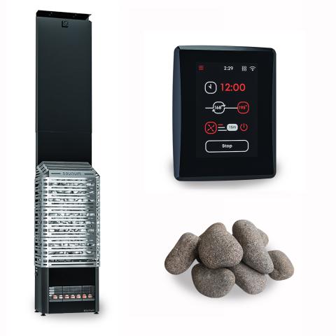 Saunum AIR 7 WiFi Sauna Heater Package Air Series 6.4kW Sauna Heater Package