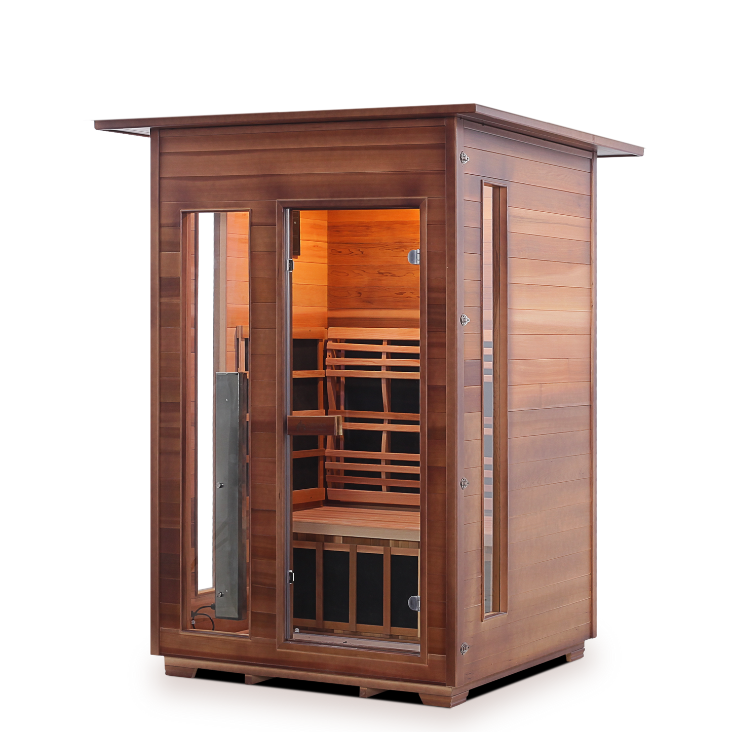 Enlighten Rustic 2 - 2 Person Infrared Indoor Sauna Full Spectrum