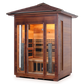 Enlighten Diamond 3 - 3 Persons Outdoor Infrared/Traditional Sauna