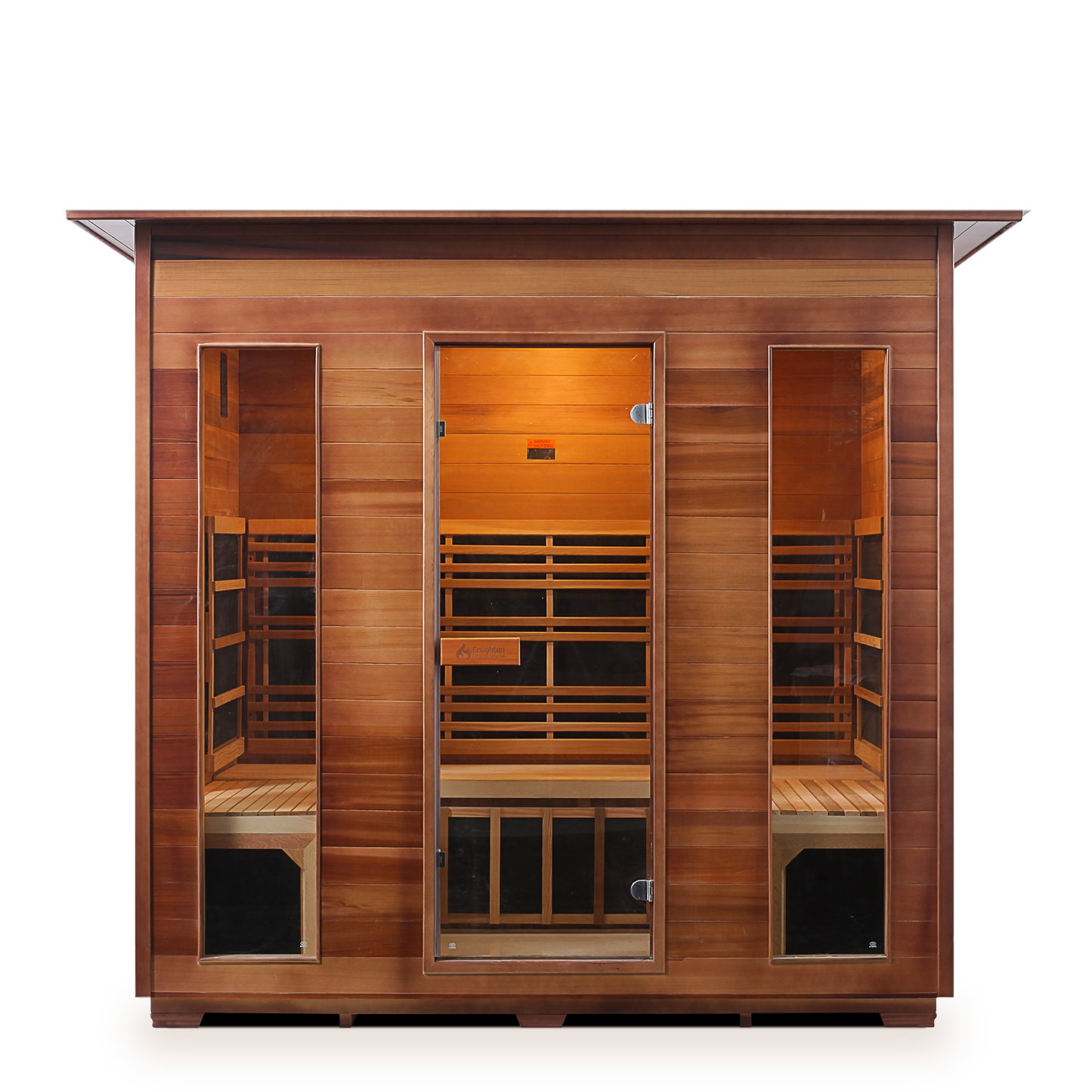 Enlighten Rustic 5 - 5 Person Infrared Indoor Sauna Full Spectrum