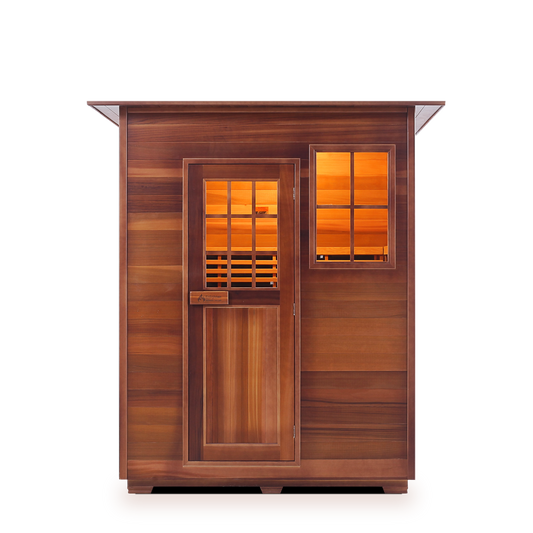 Enlighten Sapphire 3 - 3 Persons Indoor Infrared/Traditional Sauna