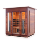 Enlighten Diamond 4 - 4 Persons Indoor Infrared/Traditional Sauna