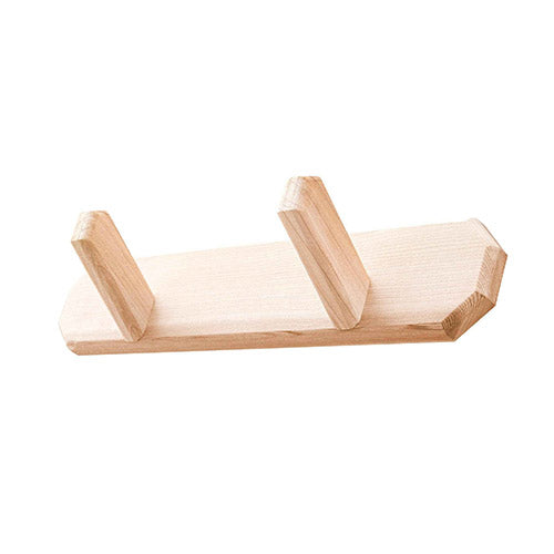 2-Peg Cedar Towel Hanger