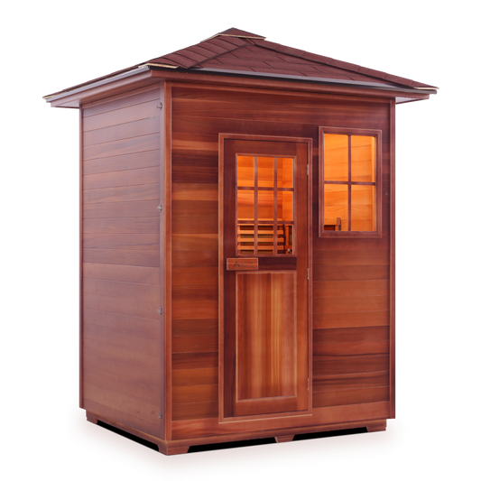 Enlighten MoonLight 3 - 3 Persons Outdoors Dry Traditional Sauna
