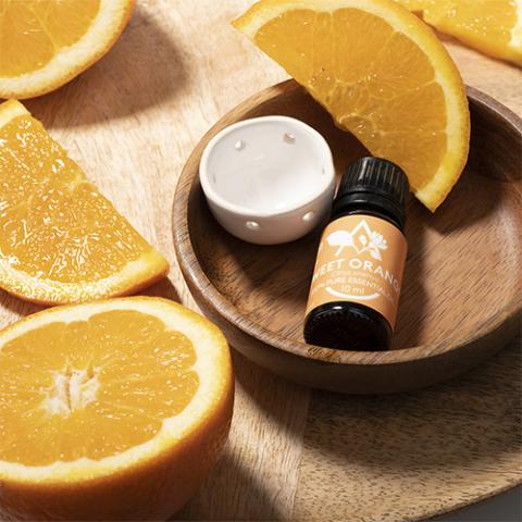 Saunum Aroma Oil Set Sweet Orange Aroma Oil with Reservoir 10 mL