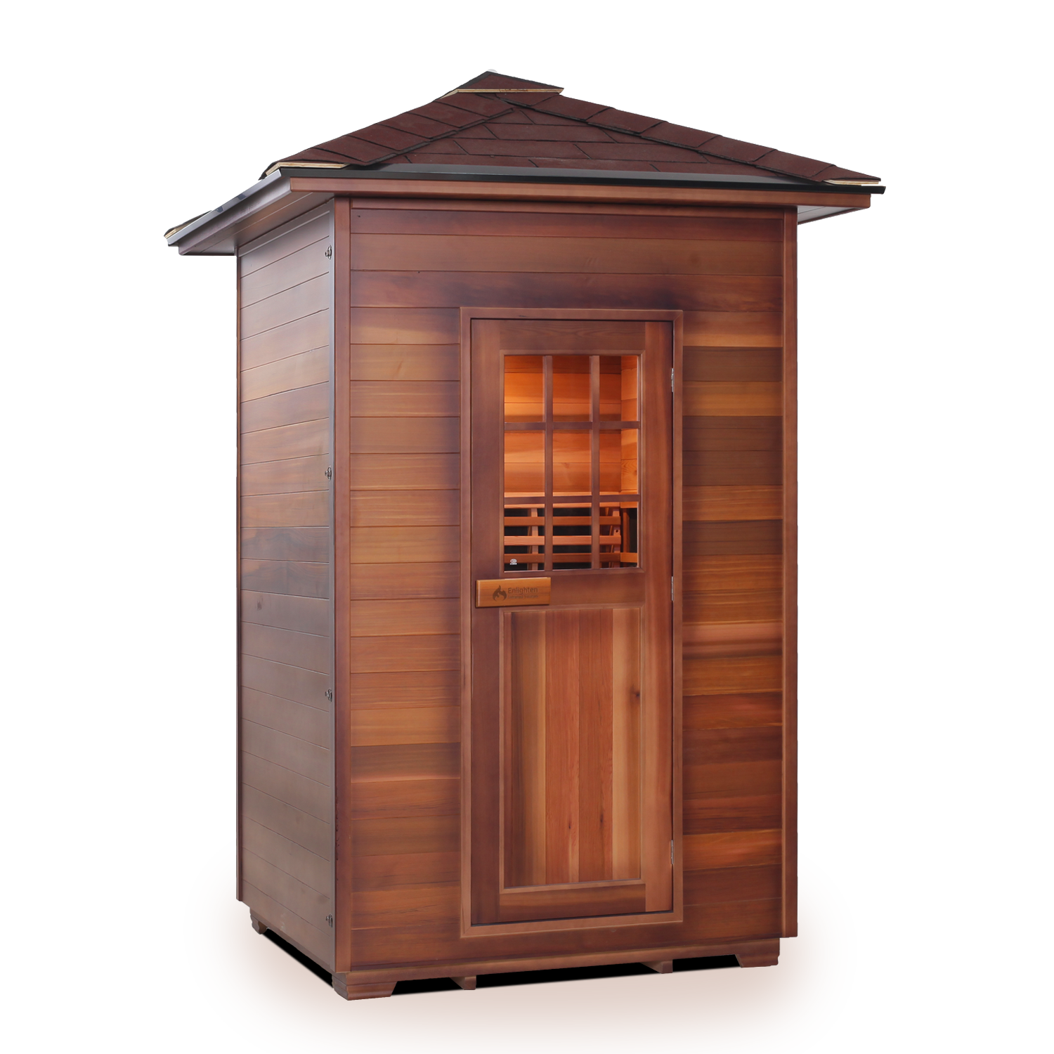 Enlighten Sierra 2 - 2 Person Infrared Outdoor Sauna Full Spectrum