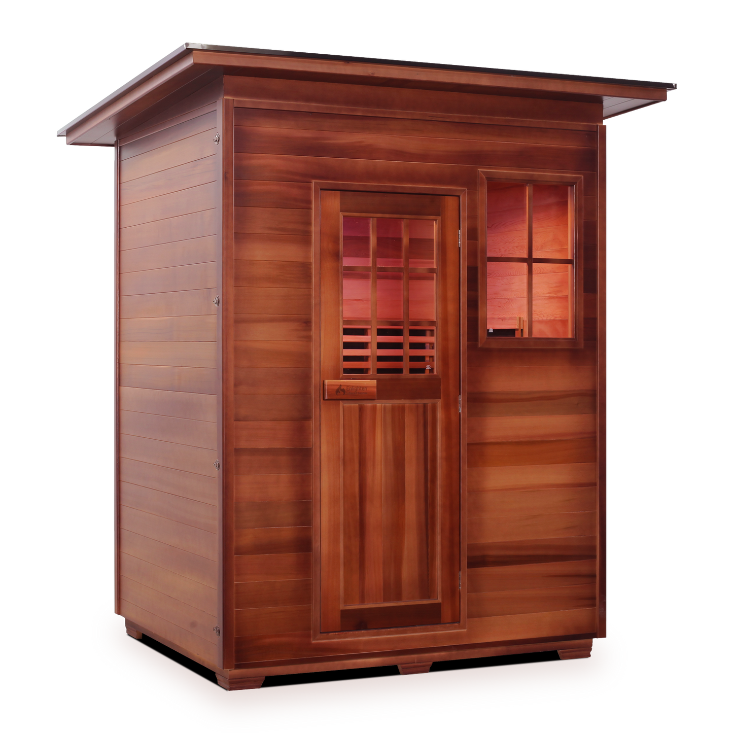 Enlighten Sierra 3 - 3 Person Infrared Outdoor Sauna Full Spectrum