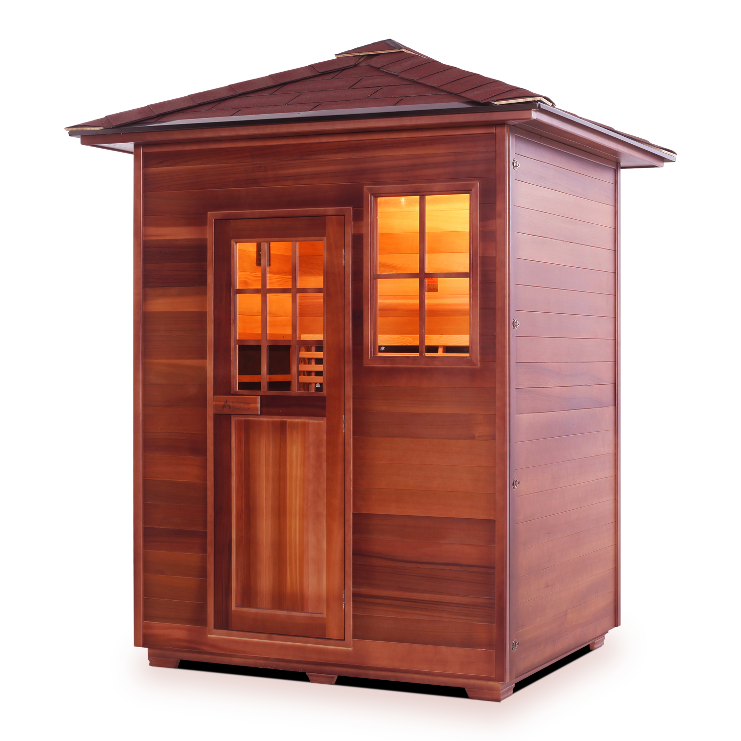Enlighten Sierra 3 - 3 Person Infrared Outdoor Sauna Full Spectrum