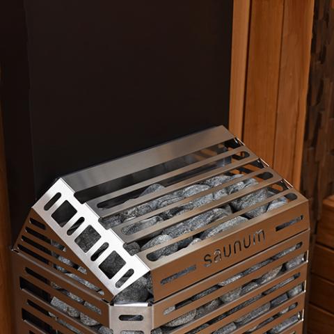 Saunum Air Series Sauna Heater AIR 5 Black