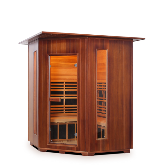 Enlighten Rustic C - 4 Person Full Spectrum Indoor Infrared Sauna