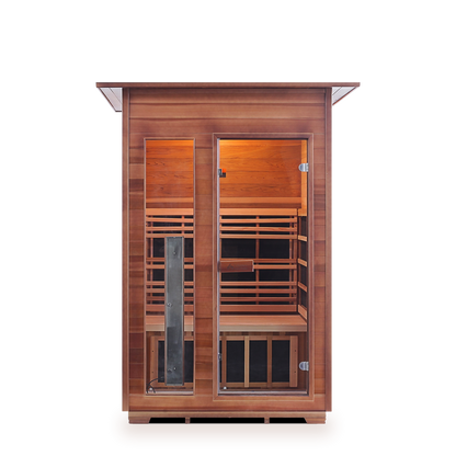 Enlighten Rustic 2 - 2 Person Infrared Indoor Sauna Full Spectrum