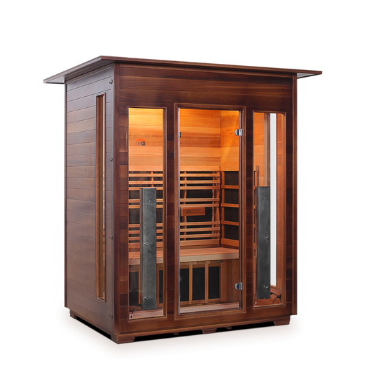 Enlighten Diamond 3 - 3 Persons Indoor Infrared/Traditional Sauna