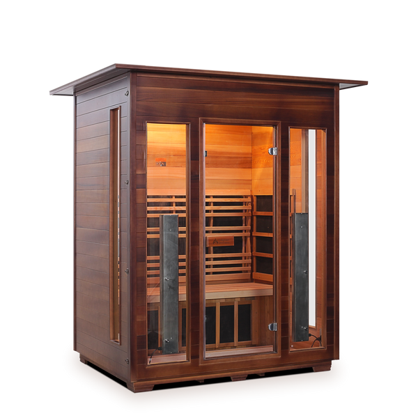 Enlighten Diamond 3 - 3 Persons Indoor Infrared/Traditional Sauna