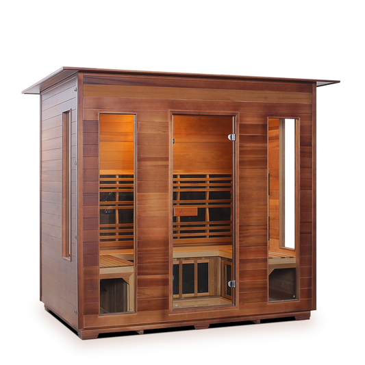 Enlighten Diamond 5 - 5 Persons Indoor Infrared/Traditional Sauna