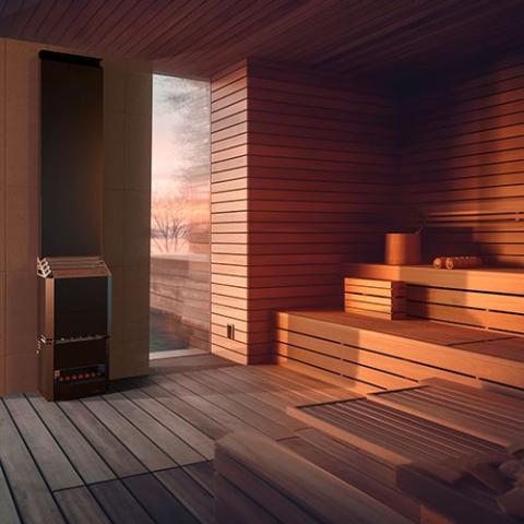 Saunum Air Series Sauna Heater AIR 5 Black