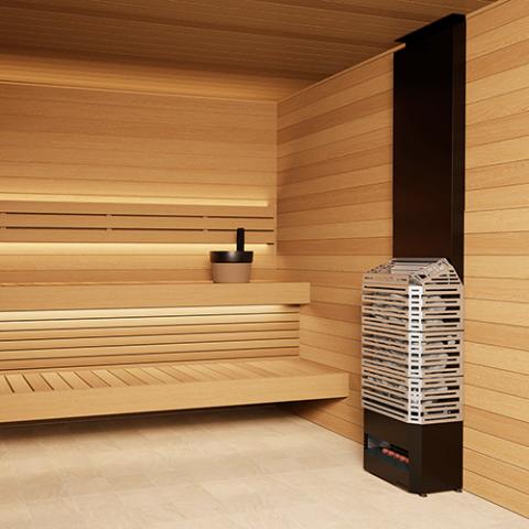 Saunum Air Series Sauna Heater AIR 5 Black