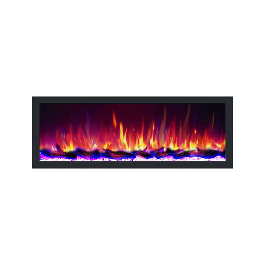 Dynasty Cascade 64'' Recessed Linear Electric Fireplace - DY-BTX64