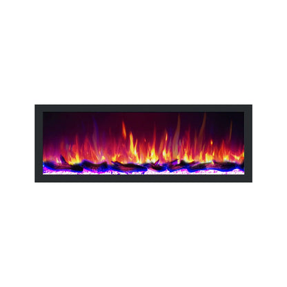 Dynasty Cascade 82'' Recessed Linear Electric Fireplace - DY-BTX82